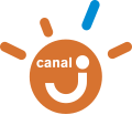 Ancien logo de Canal J du 26 août 2007 au 29 août 2009.