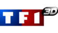 Ancien logo de TF1 3D du 10 juin 2010 au 28 septembre 2013.