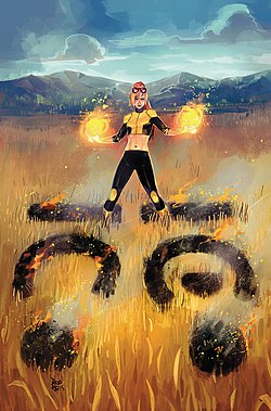 טביתה סמית', כפי שהופיעה על עטיפת החוברת New Mutants Vol.4 #4 מדצמבר 2019, אמנות מאת רוד רייס.