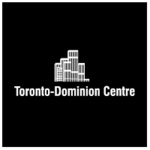 Logo Toronto-Dominion Centre memakai teks fon ciptaan Mies