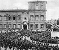 Sfilata fascista al Quirinale