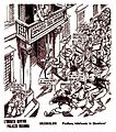 Vignetta del 21 settembre 1924 sull'imborghesimento di Mussolini.