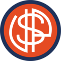 Il monogramma della U.S. Pistoiese 1921, in uso quale stemma dalla stagione 2021-2022 fino al fallimento del 2024.