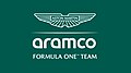 Il composit logo di Aston Martin Aramco Formula One Team in uso dal 2024