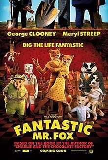 Poster tayangan pawagam filem Fantastic Mr. Fox