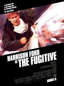 Poster tayangan pawagam filem The Fugitive, 1993