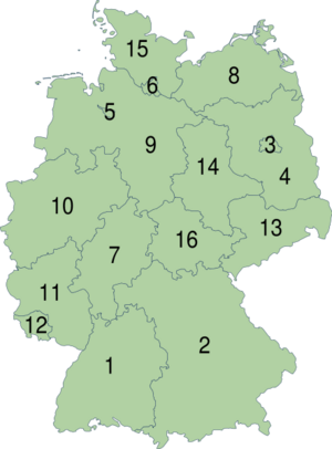 Ij Bundesländer dla Gërmania