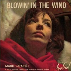 Обложка сингла Мари Лафоре «Blowin' in the Wind» (1963)