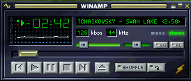 Скриншот программы Winamp