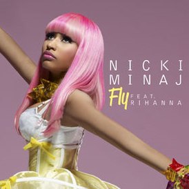 Обложка сингла Nicki Minaj при участии Rihanna «Fly» ()