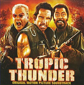 Обложка альбома от различных исполнителей «Tropic Thunder: Original Motion Picture Soundtrack» (2008)