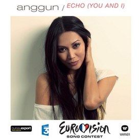 Обложка сингла Анггун «Echo (You and I)» (2012)