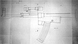 Чертёж автомата Wimmersperg Spz-kr