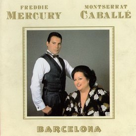 Обложка альбома Фредди Меркьюри «Barcelona» (1988)