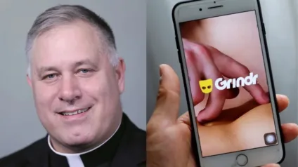 Padre denunciado por usar Grindr processa aplicativo de pegação gay por suposta venda de dados - Reprodução/X/Twitter/Montagem