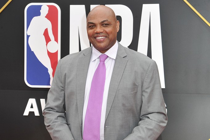 FILE - In this June 24, 2019, file photo, Charles Barkley arrives at the NBA Awards o at the Barker Hangar in Santa Monica, Calif. The former Auburn University star and NBA Hall of Famer says he's donating $1 million to Miles College, a historically black institution in Fairfield, Alabama. (Photo by Richard Shotwell/Invision/AP, File)