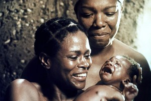 ROOTS, (from left): Cicely Tyson, Maya Angelou, 1977