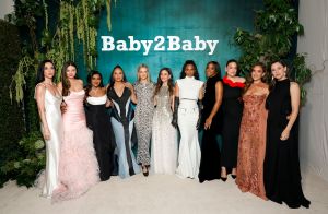 WEST HOLLYWOOD, CALIFORNIA - NOVEMBER 09: (L-R) Katy Perry, Miranda Kerr, Mindy Kaling, Ayesha Curry, Kelly Sawyer Patricof, Co-CEO, Baby2Baby, Norah Weinstein, Co-CEO, Baby2Baby, Ciara, Kelly Rowland, Ashley Graham, Jessica Alba, and Jennifer Garner attend the 2024 Baby2Baby Gala Presented by Paul Mitchell at Pacific Design Center on November 09, 2024 in West Hollywood, California.  (Photo by Stefanie Keenan/Getty Images for Baby2Baby)