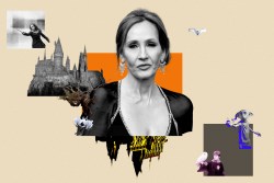 J.K. Rowling Harry Potter collage