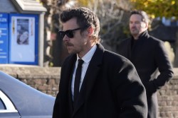 Harry Styles arrives for the funeral service of One Direction singer Liam Payne at St Mary's Church in Amersham, Buckinghamshire. Picture date: Wednesday November 20, 2024. (Photo by Andrew Matthews/PA Images via Getty Images)