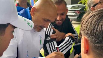 nazionale spalletti autografi tifosi