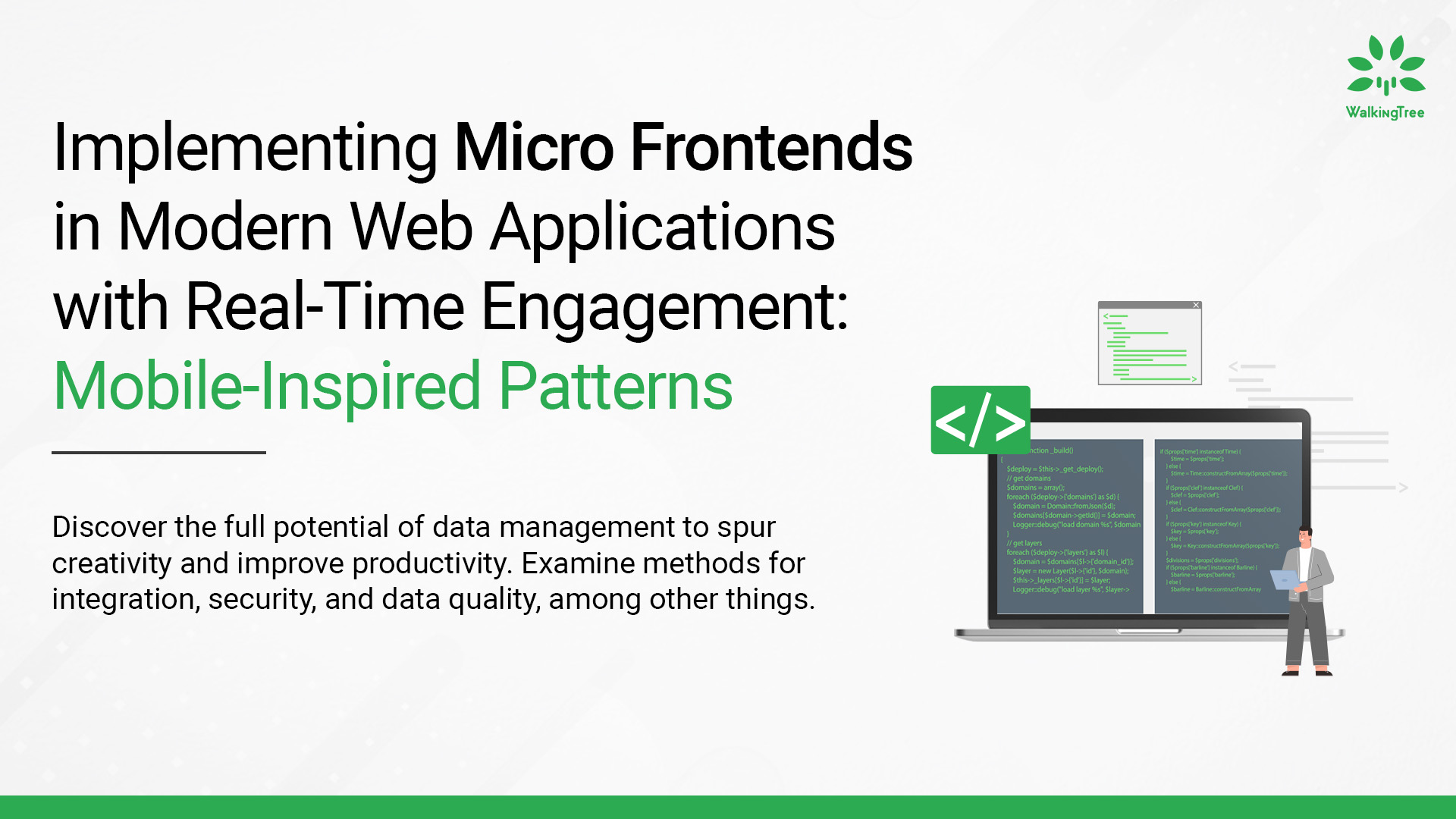 Implementing Micro Frontends in Modern Web Applications with Real-Time Engagement: Mobile-Inspired Patterns