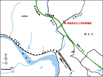 井風呂谷川砂防三号堰堤