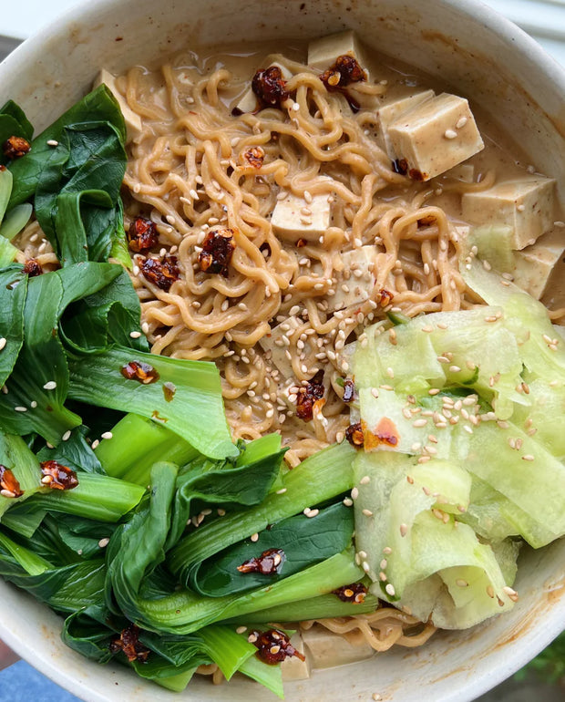 10-Minute Peanut Noodle Bowl Recipe