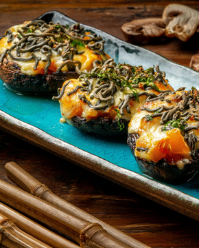 Noodle Stuffed Portobello Mushroom Recipe