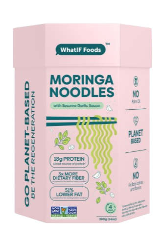 Moringa Noodles with Sesame Garlic Seasoning