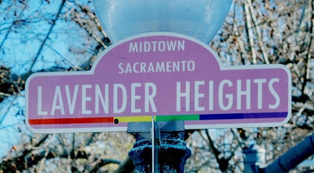 Lavender Heights Sign