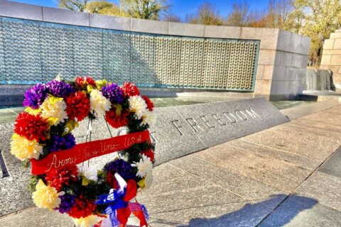 Vets visit monuments and memorials built in their honor