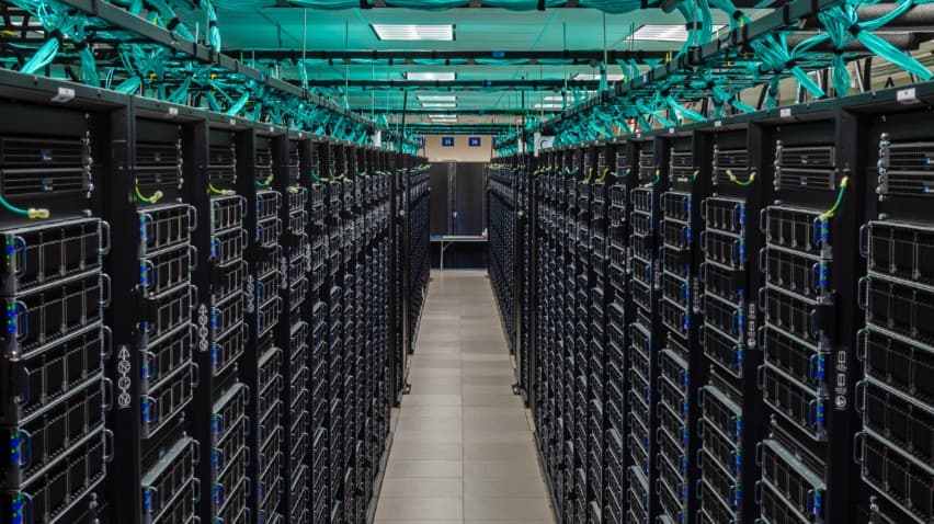 Server room at the Texas Advanced Computing Center