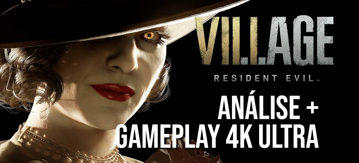 Análise RESIDENT EVIL VILLAGE SEM SPOILER e gameplay EM 4K ULTRA