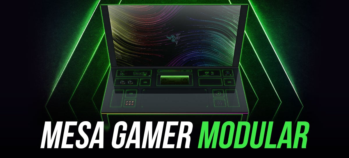 MESA GAMER, periféricos e mais da RAZER na CES 2022