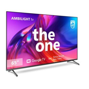 Smart TV Philips Ambilight The One 65", LED, 4K UHD, Preto