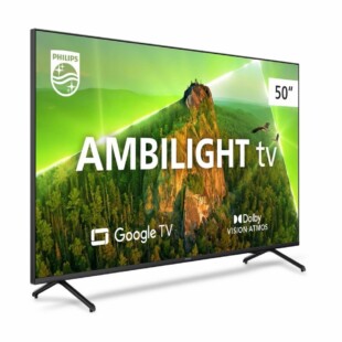 Smart TV Philips Ambilight 50", LED, 4K UHD, Cinza