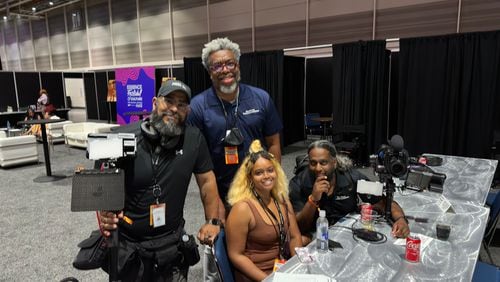 Filmmakers, Tyson Horne, Ernie Suggs, DeAsia Paige and Ryon Horne. Courtesy of Ernie Suggs