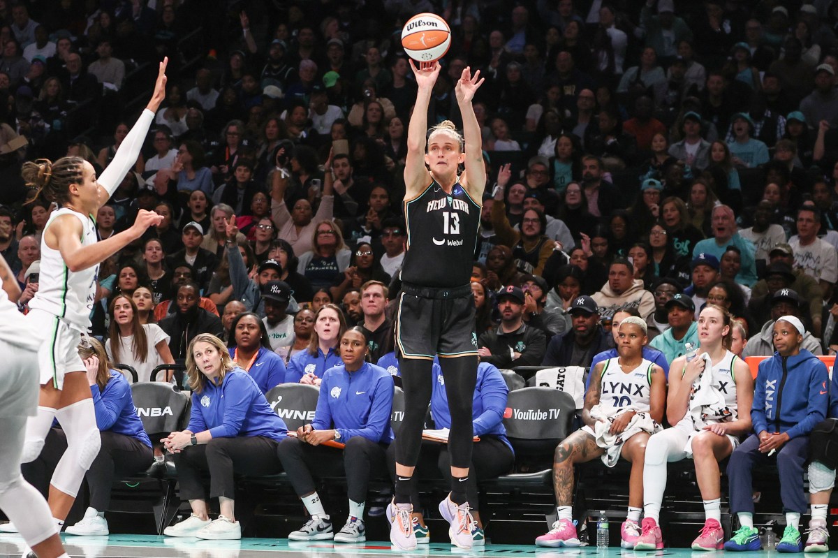 Leonie Fiebich NY Liberty Lynx WNBA Finals Game 2