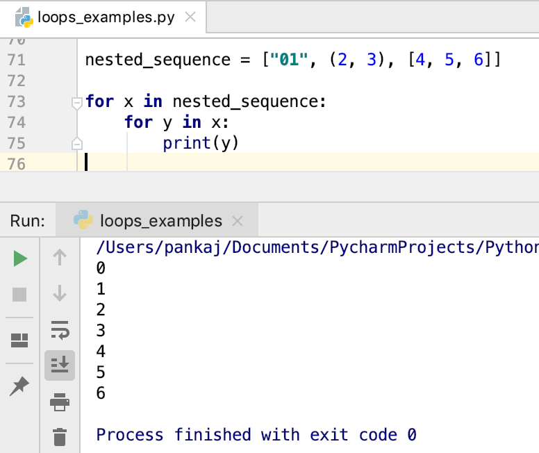 Nested Loops In Python