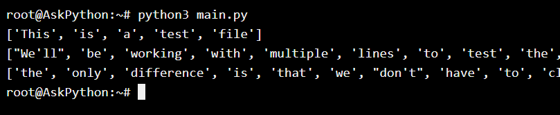 With Command Open File Python