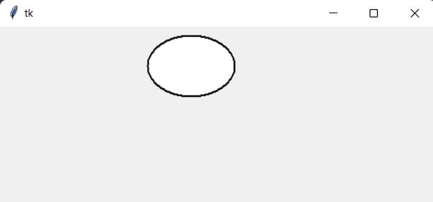 Draw Oval In Tkinter