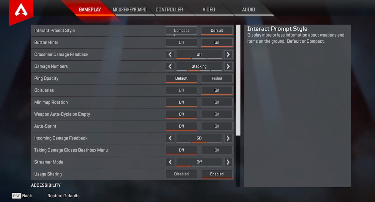 Best Apex Legends Settings