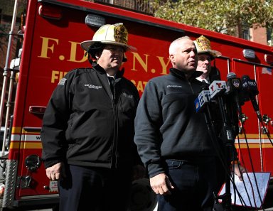 lithium-ion battery fire in Brighton Beach