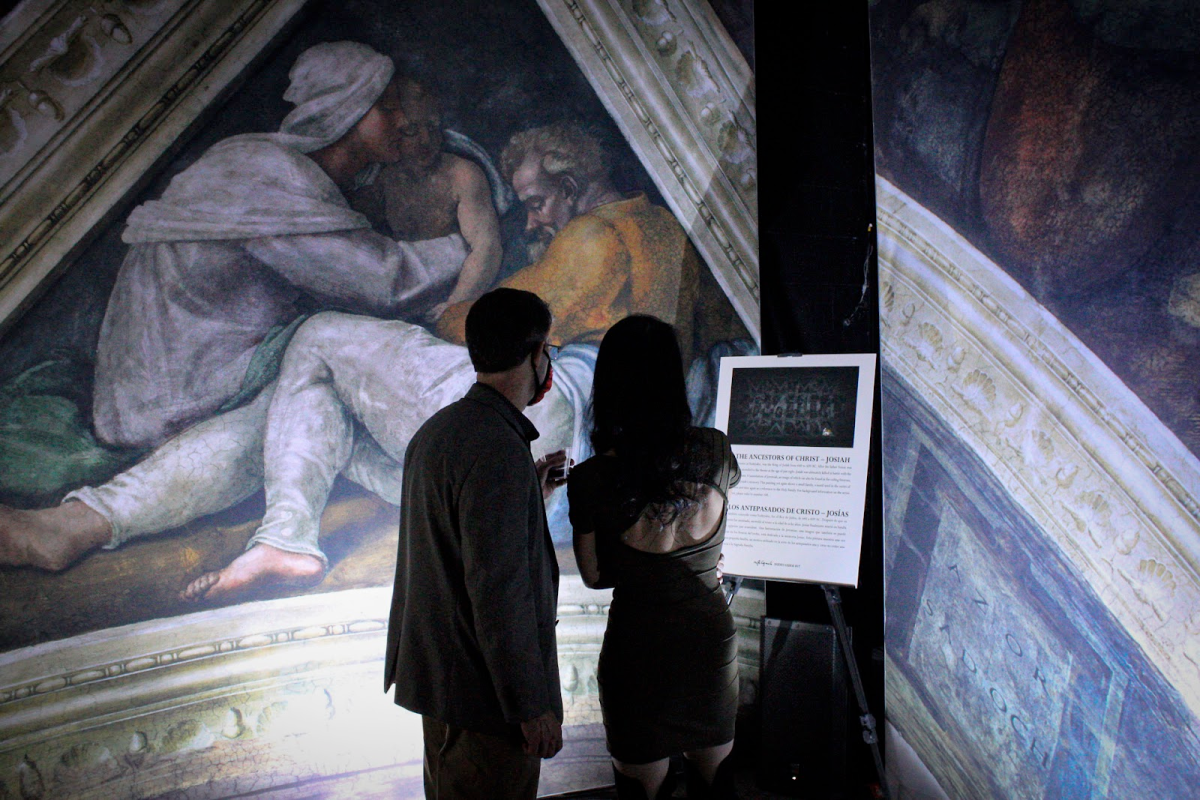 Michelangelo’s Sistine Chapel: The Exhibition is now open at Industry City’s 7/8 building on the ground floor.