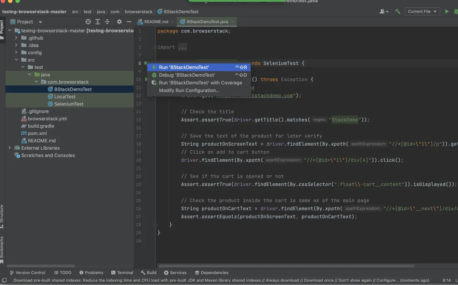 IntelliJ IDEA Configuration