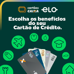 Elo, escolha os benefícios do seu cartão de crédito.