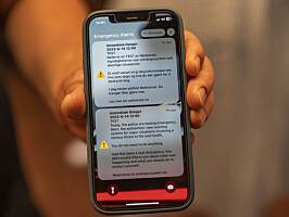 Oslo 20230614. Testen av det nye varslingssystemet går ut til mobiltelefoner i hele landet onsdag.Foto: Ole Berg Rusten / NTB