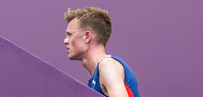 240610 Narve Gilje Nordås of Norway after men's 1500 meters qualification during day 4 of the 2024 European Athletics Championships on June 10, 2024 in Rome. 
Photo: Vegard Grøtt / BILDBYRÅN / kod VG / VG0620 Foto: Vegard Grøtt / BILDBYRÅN