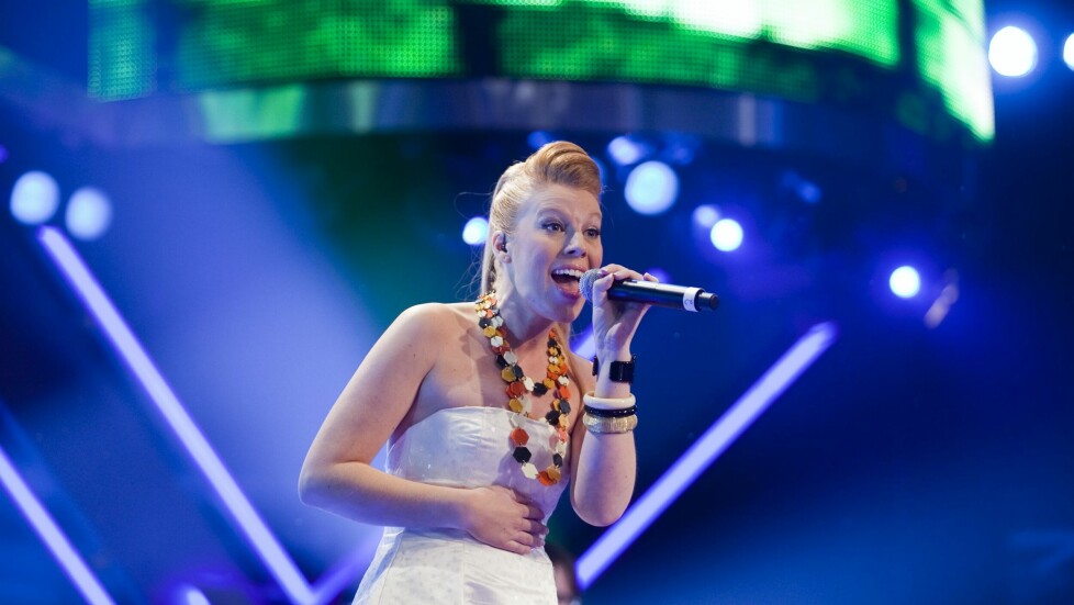 DEN GANG DA: Gabrielle opptrer på «X Factor» i 2009. Foto: Thomas Reister